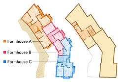 Apartments and surroundings